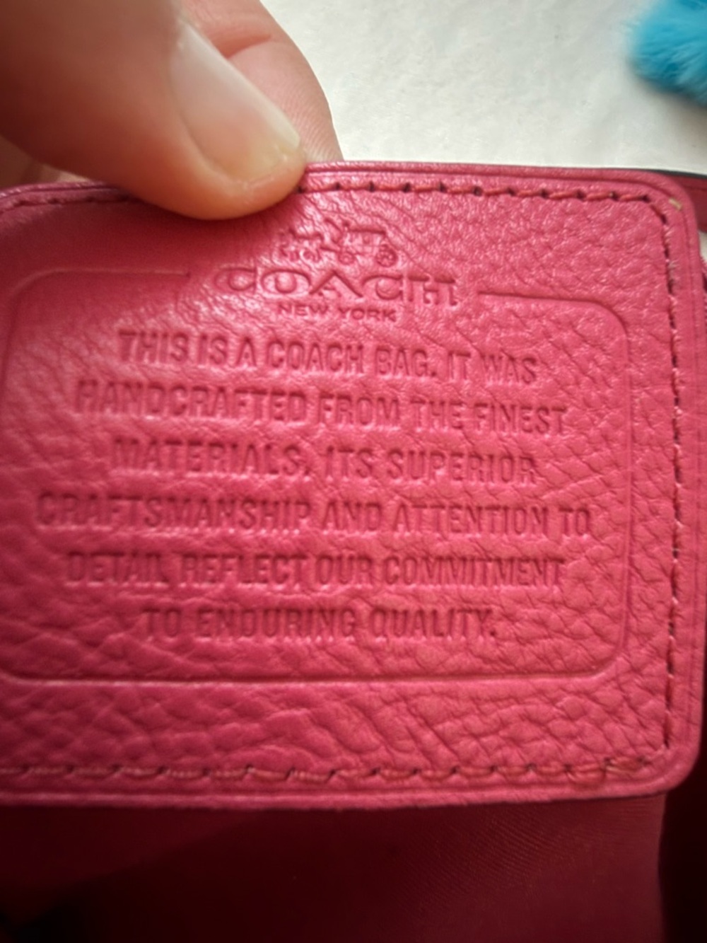 RARE Vintage Coach Small Kelsey Satchel in Fuchsia Pebble Leather - Picture 11 of 11